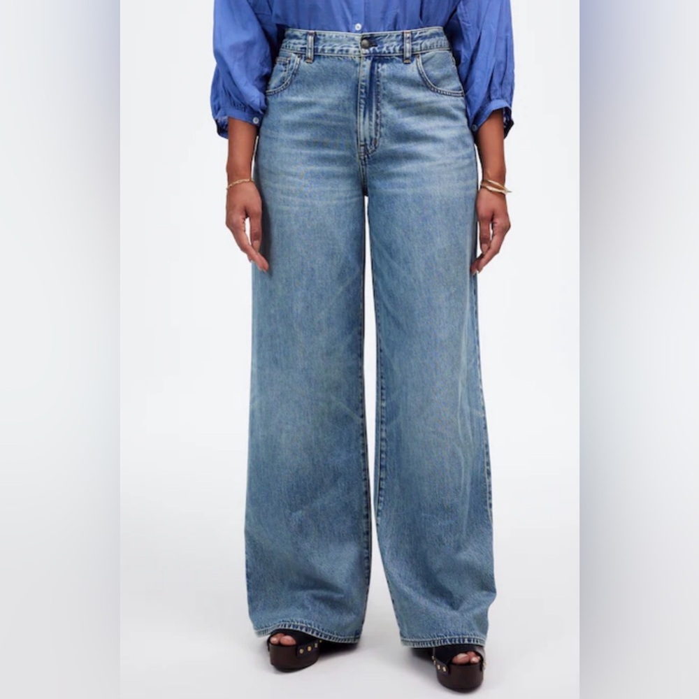 NWT Madewell Curvy Superwide-leg jeans size 27